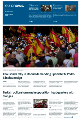Cover of EuroNews (English Edition)