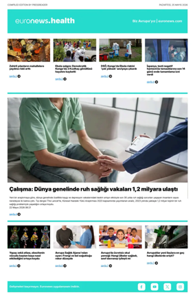 Cover of Euronews Health (Turkish) Compiled Edition