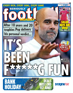 Cover of Irish Daily Star - Fanatic