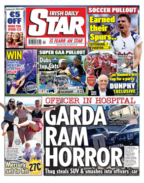 Cover of Irish Daily Star