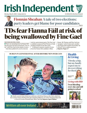 Cover of Irish Independent