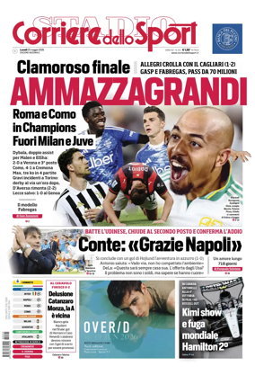 Cover of Corriere dello Sport