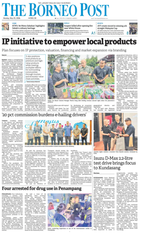 Cover of The Borneo Post (Sabah)