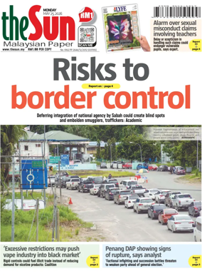 Cover of The Sun (Malaysia)