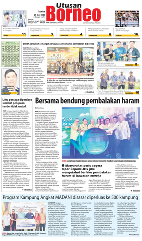 Cover of Utusan Borneo (Sarawak)