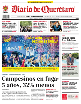 Cover of Diario de Queretaro