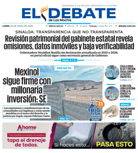 Cover of El Debate de Los Mochis