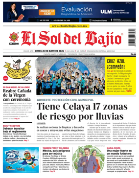 Cover of El Sol de Bajio