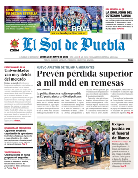 Cover of El Sol de Puebla