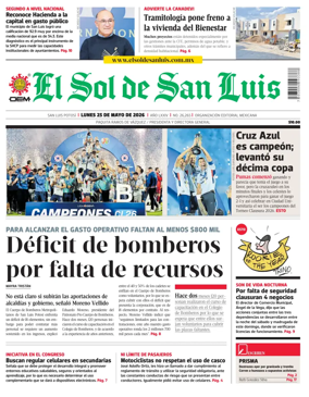 Cover of El Sol de San Luis Potosi