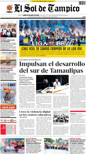 Cover of El Sol de Tampico