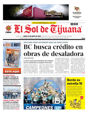 Cover of El Sol de Tijuana