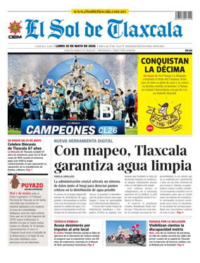 Cover of El Sol de Tlaxcala