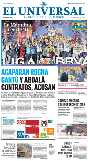 Cover of El Universal