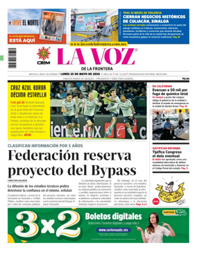 Cover of La Voz de la Frontera