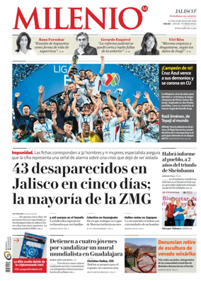 Cover of Milenio Jalisco