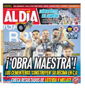 Cover of Periodico Al Dia (Salamanca)