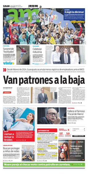 Cover of Periodico AM (Leon)