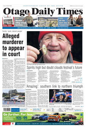 Cover of Otago Daily Times