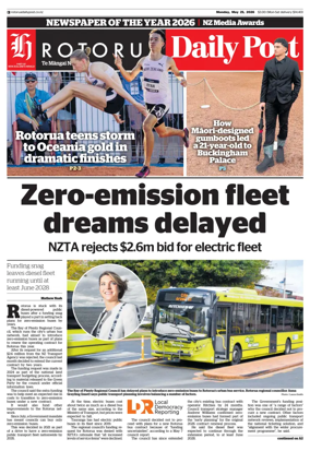 Cover of Rotorua Daily Post
