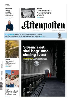 Cover of Aftenposten