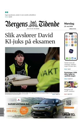 Cover of Bergens Tidende