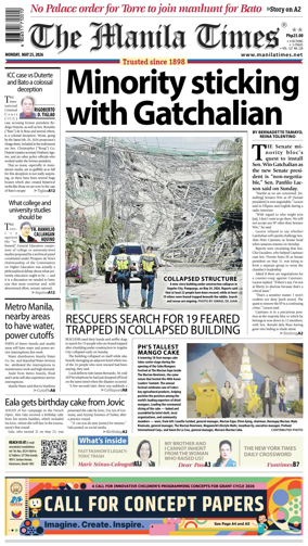 Cover of The Manila Times