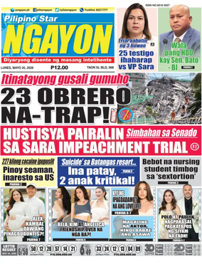 Cover of Pilipino Star Ngayon
