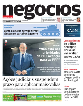 Cover of Jornal de Negocios