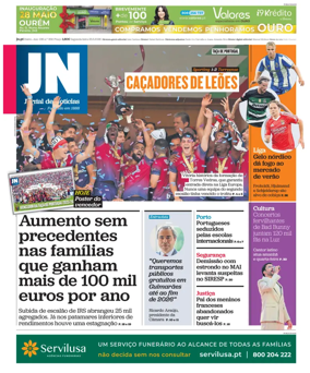 Cover of Jornal de Noticias