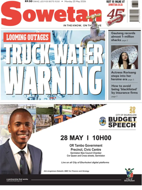 Cover of Sowetan