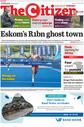 Cover of The Citizen (Gauteng)