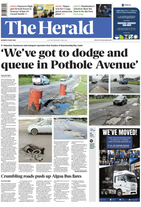 Cover of The Herald (South Africa)