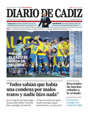 Cover of Diario de Cadiz