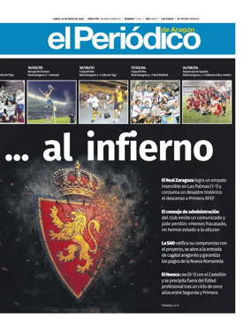 Cover of El Periodico Aragon