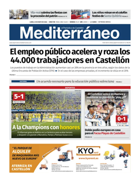 Cover of El Periodico Mediterraneo