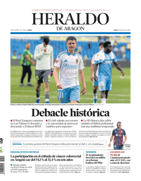 Cover of Heraldo de Aragon
