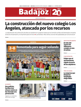 Cover of La Cronica de Badajoz BE