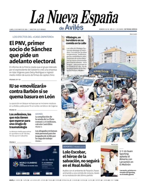 Cover of La Nueva Espana (Aviles)