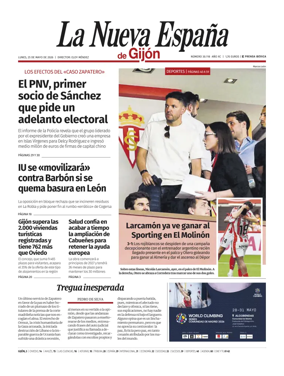 Cover of La Nueva Espana (Gijon)
