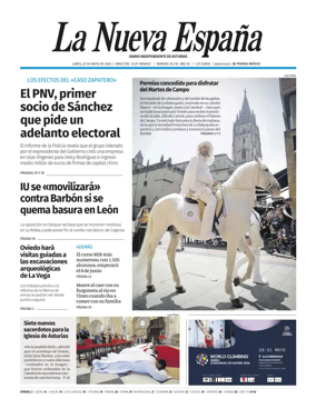 Cover of La Nueva Espana (Oviedo)