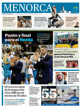 Cover of Menorca Diario Insular