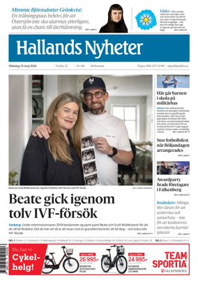 Cover of Hallands Nyheter
