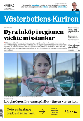 Cover of Vasterbottens-Kuriren