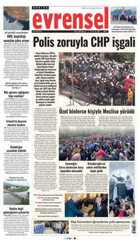 Cover of Evrensel Gazetesi