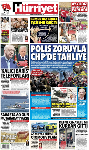 Cover of Hurriyet