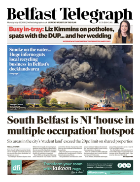 Cover of Belfast Telegraph