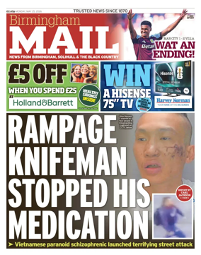 Cover of Birmingham Mail