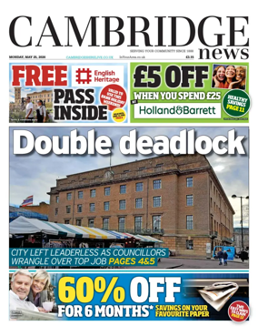 Cover of Cambridge News