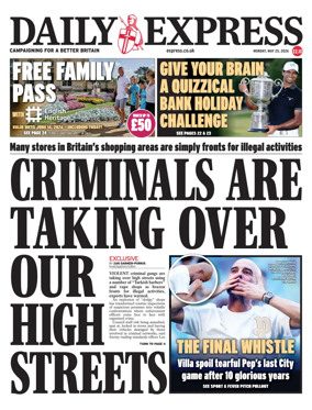 Cover of Daily Express